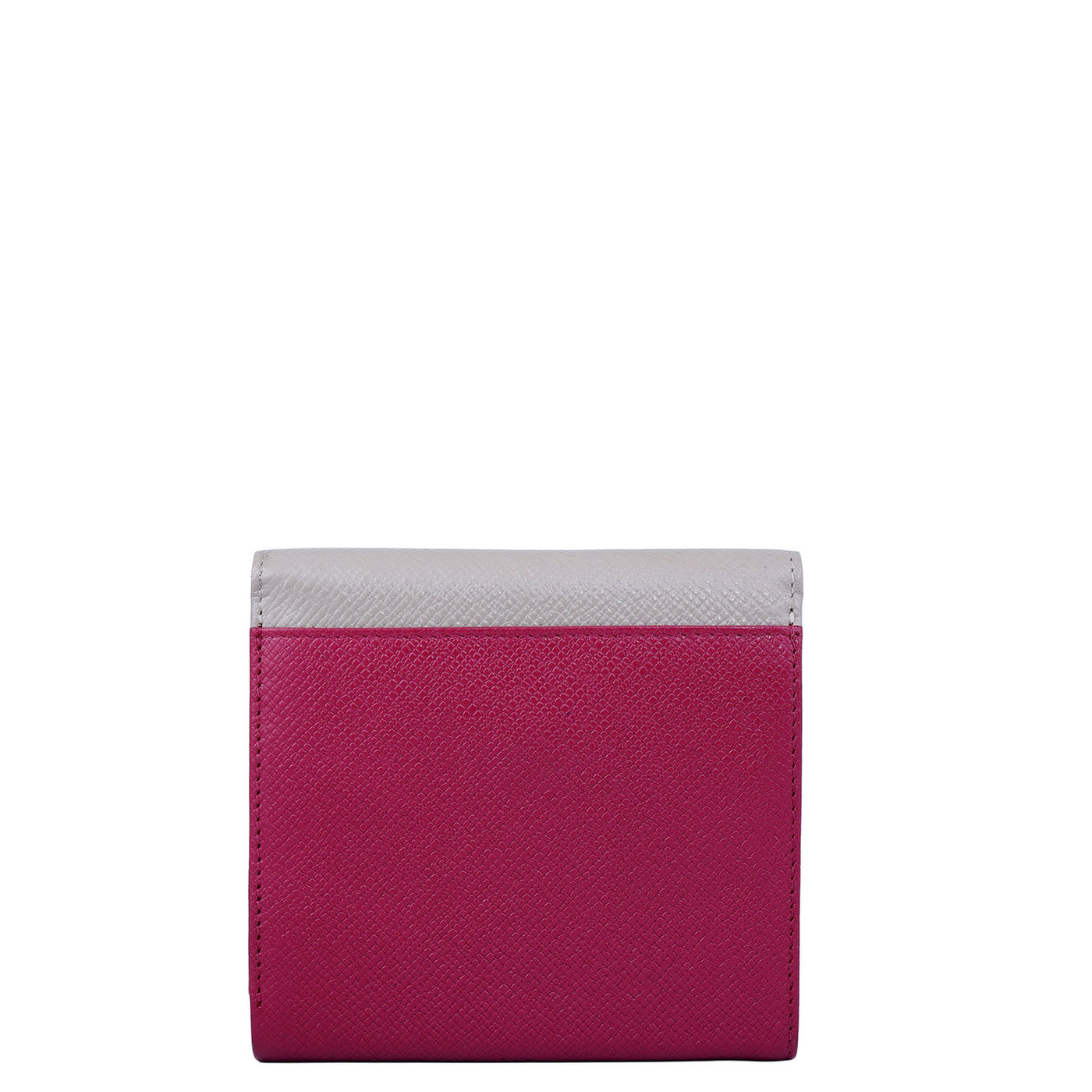 Franzy Leather Ladies Wallet - Plumberry & Chalk