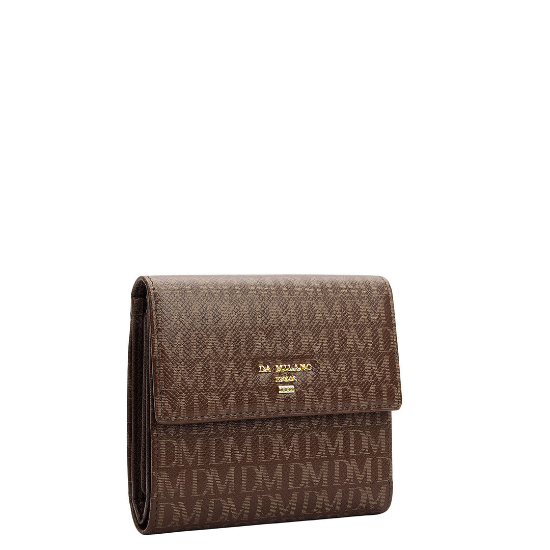Iconica Tri-fold Wallet - Walnut