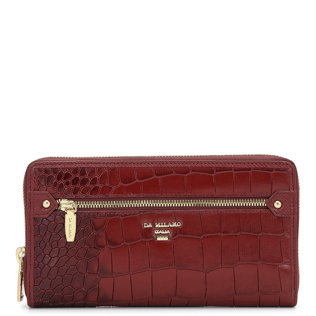 Classic Continental Wallet - Cherry