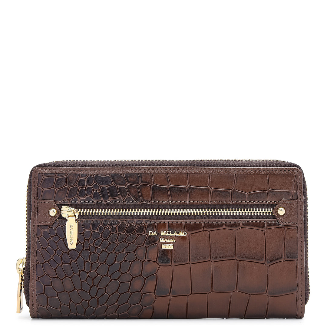 Classic Continental Wallet - Walnut