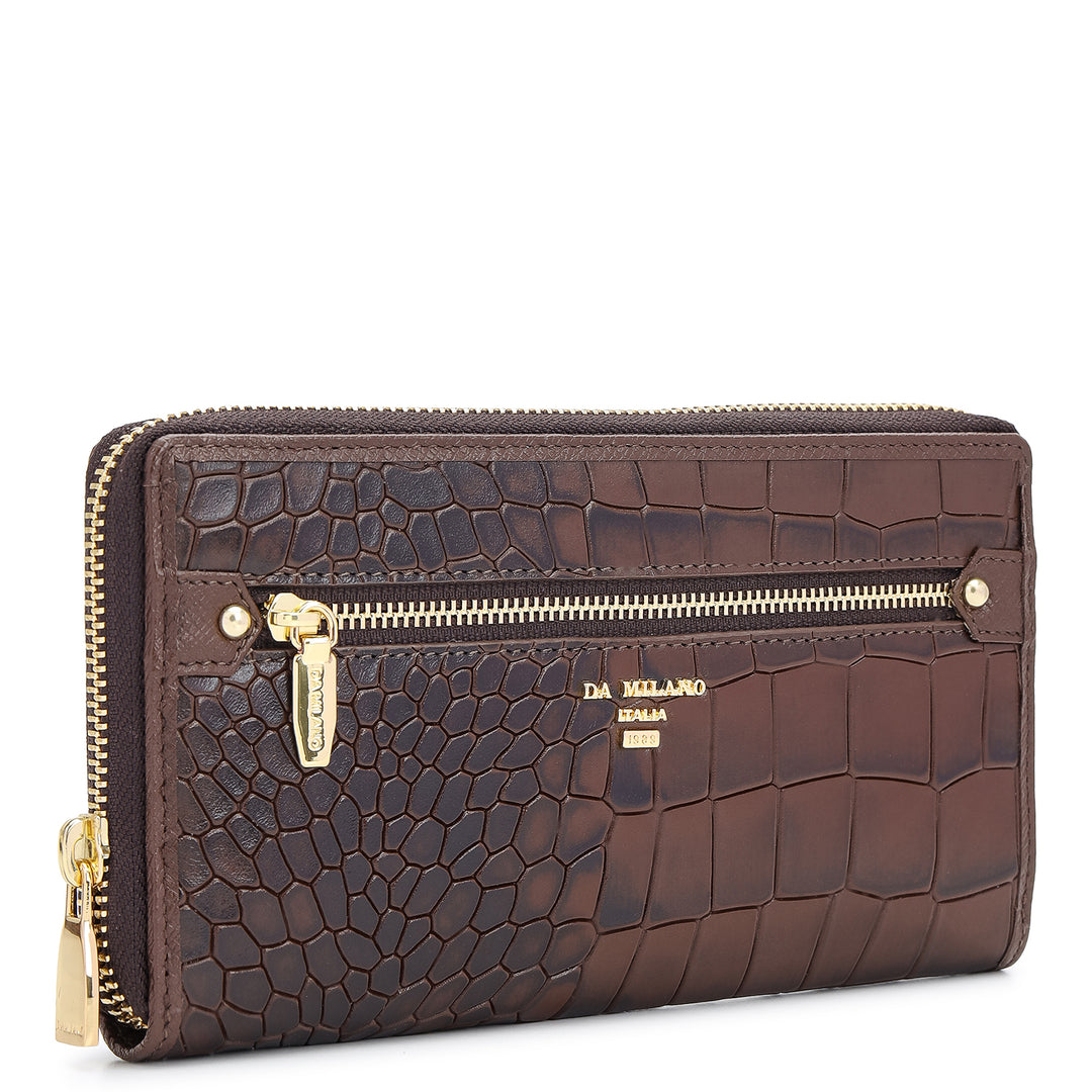Classic Continental Wallet - Walnut