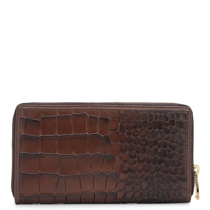 Classic Continental Wallet - Walnut