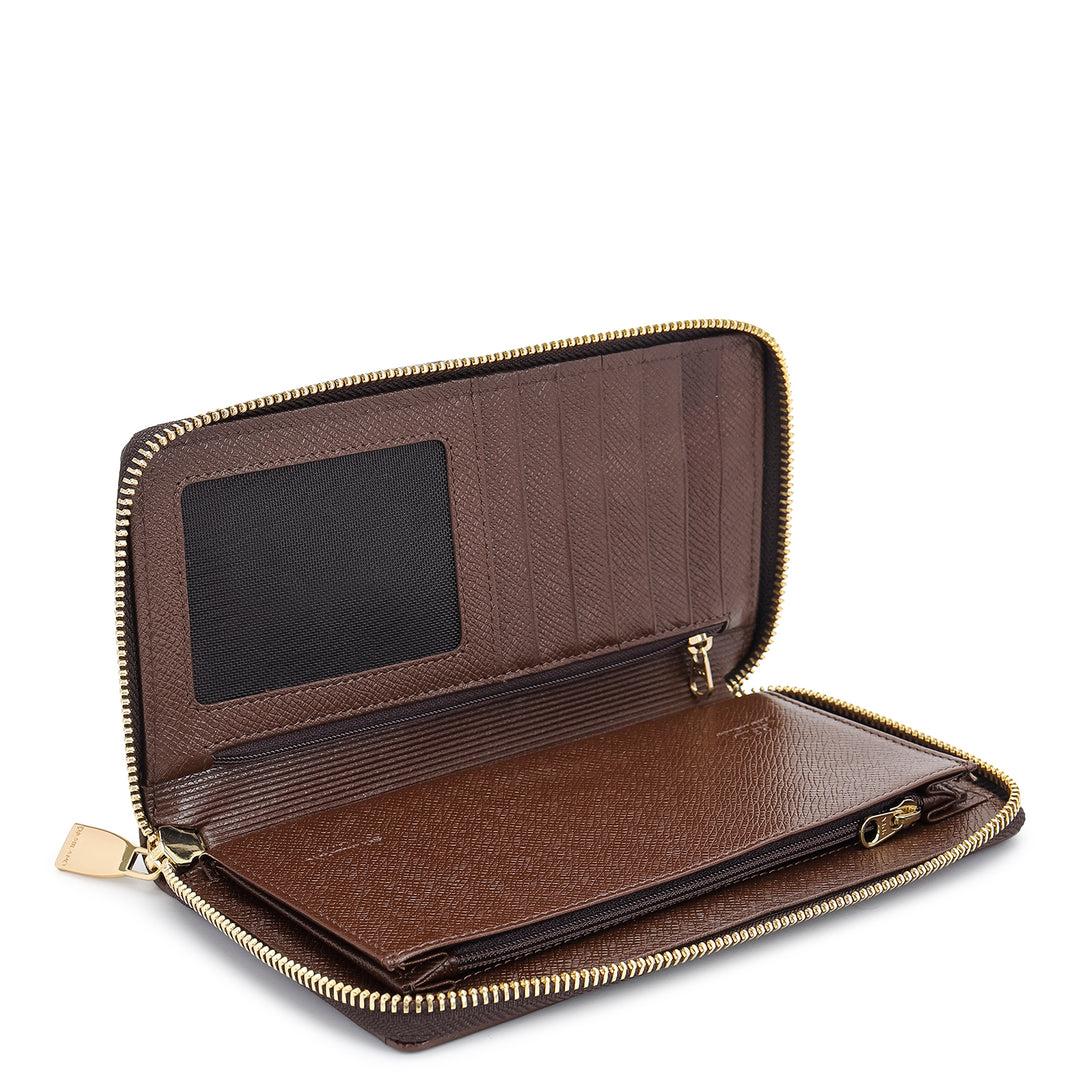 Classic Continental Wallet - Walnut