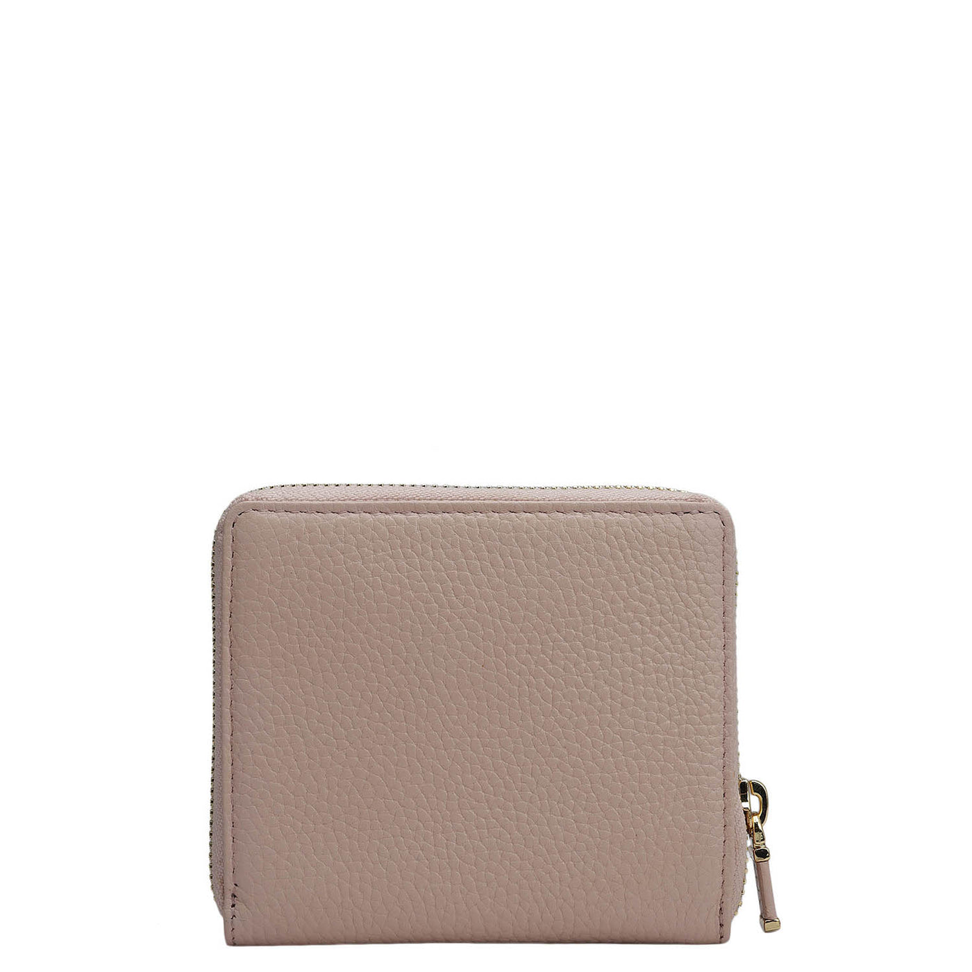 Wax Leather Ladies Wallet - Baby Pink