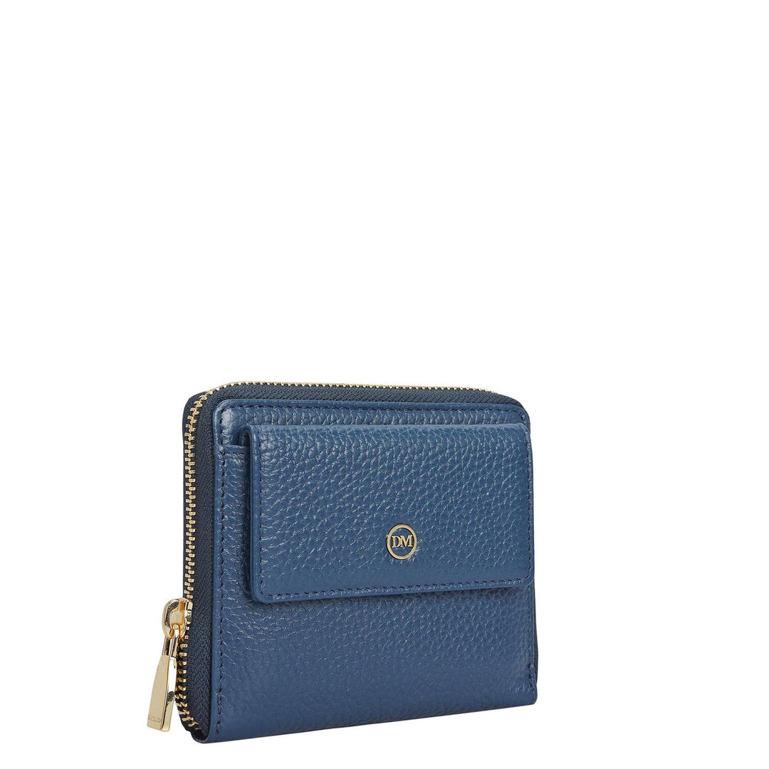 Wax Leather Ladies Wallet - Twilight