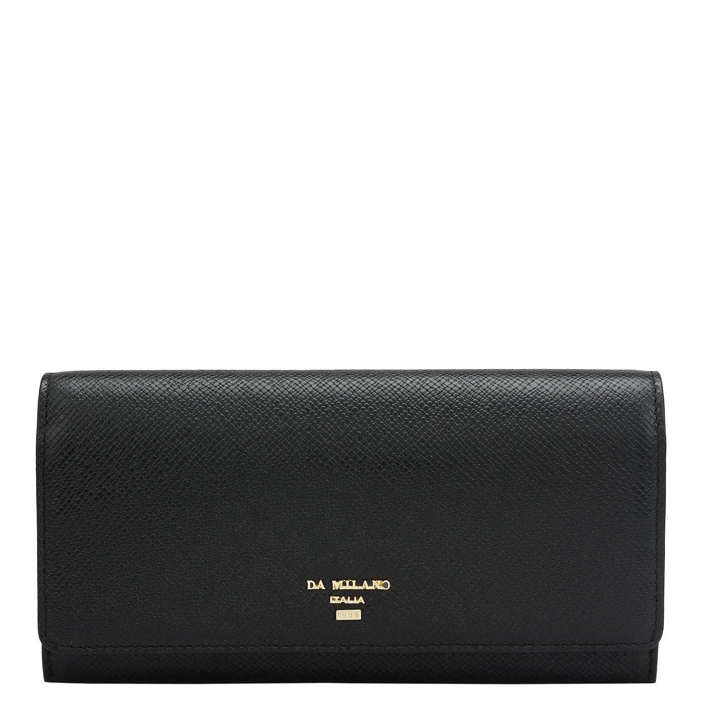 Franzy Leather Ladies Wallet - Black