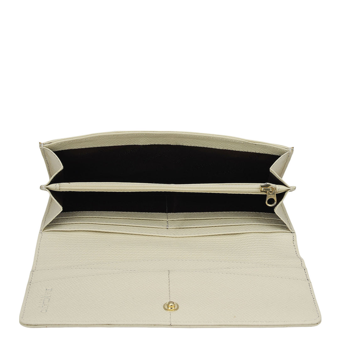 Franzy Leather Ladies Wallet - Marshmallow