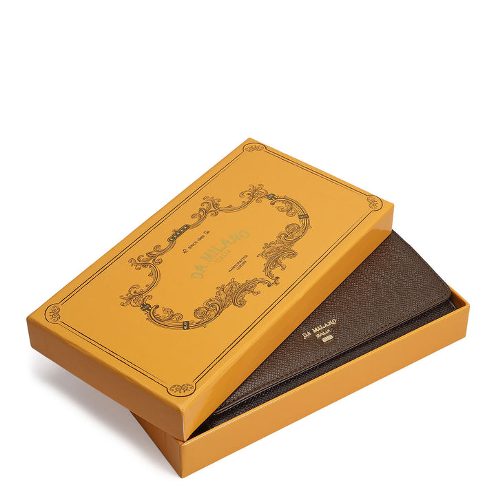 Franzy Leather Ladies Wallet - Walnut