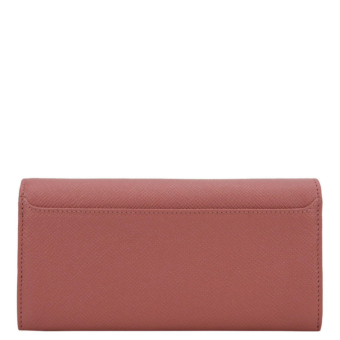 Online Exclusive Continental Wallet - Rose