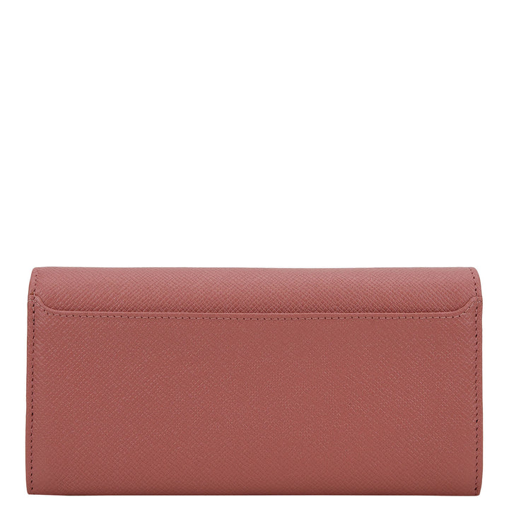 Online Exclusive Continental Wallet - Rose