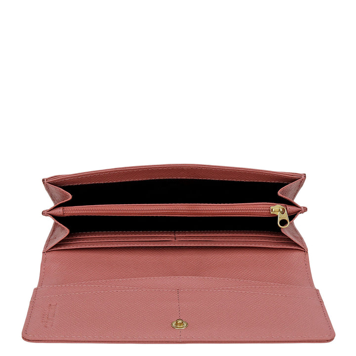 Online Exclusive Continental Wallet - Rose