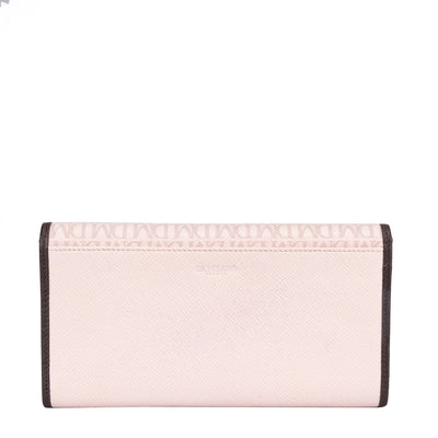 Monogram Franzy Leather Ladies Wallet - Blush