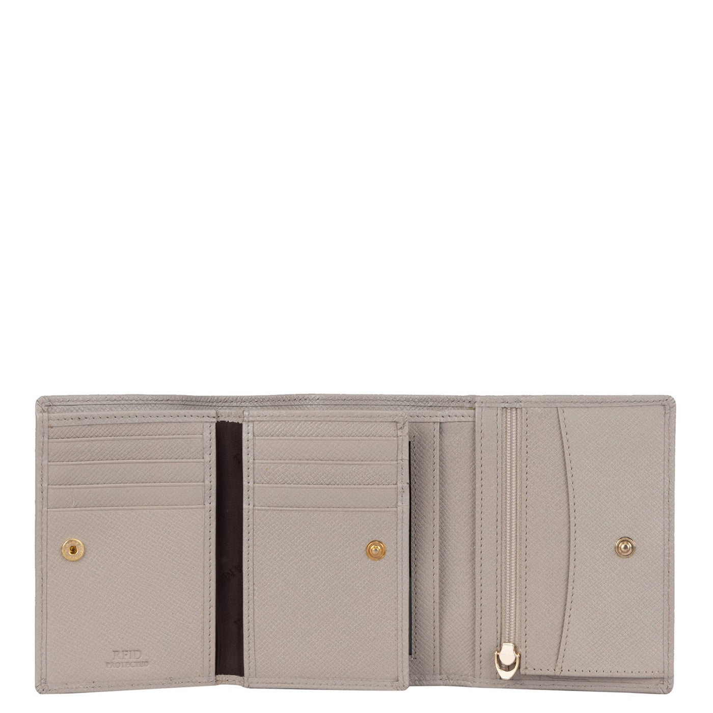 Franzy Leather Ladies Wallet - Ivory
