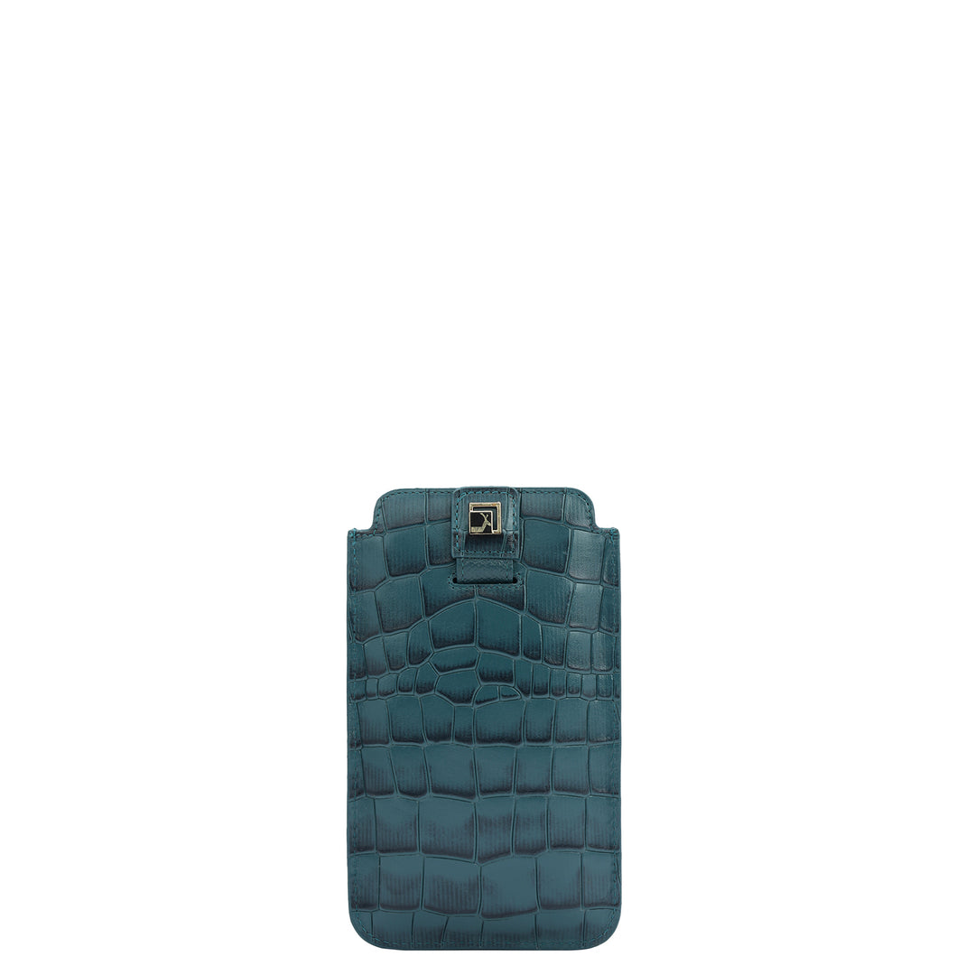 Croco Leather Mobile Case - Octane