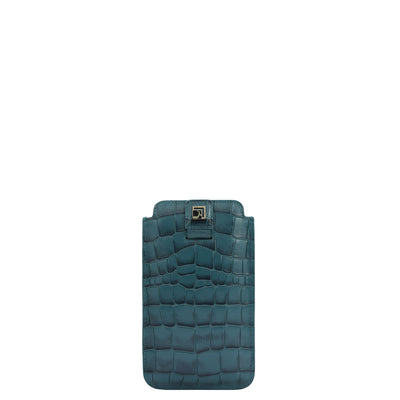Croco Leather Mobile Case - Octane