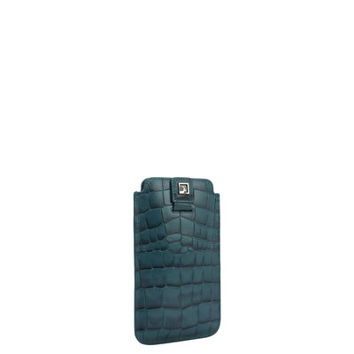 Croco Leather Mobile Case - Octane