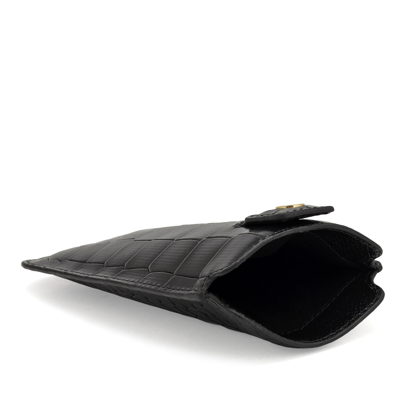 Croco Leather Mobile Case - Black