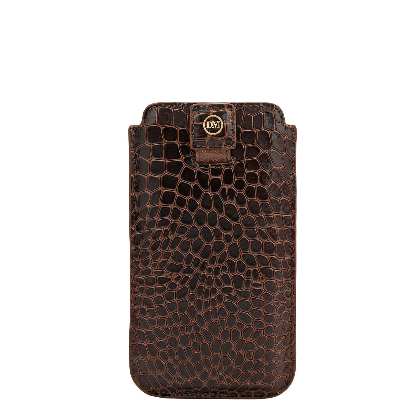 Croco Leather Mobile Case - Date