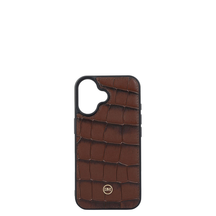 Croco Leather Mobile Case - Date
