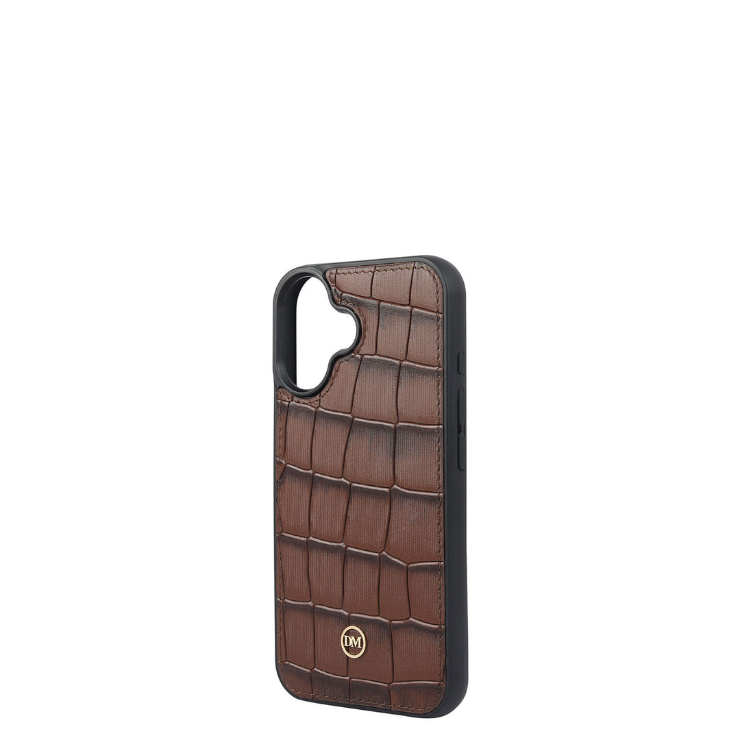 Croco Leather Mobile Case - Date
