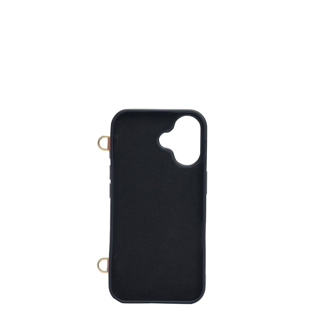 Quilting Leather Mobile Case (Iphone 16)- Terracotta