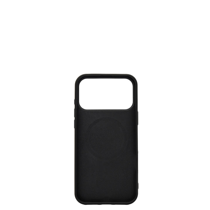 Croco Leather Mobile Case - Walnut