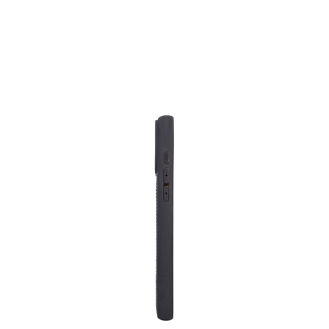 Croco-Texture Mobile Case (iPhone 17 Pro Max) - Black