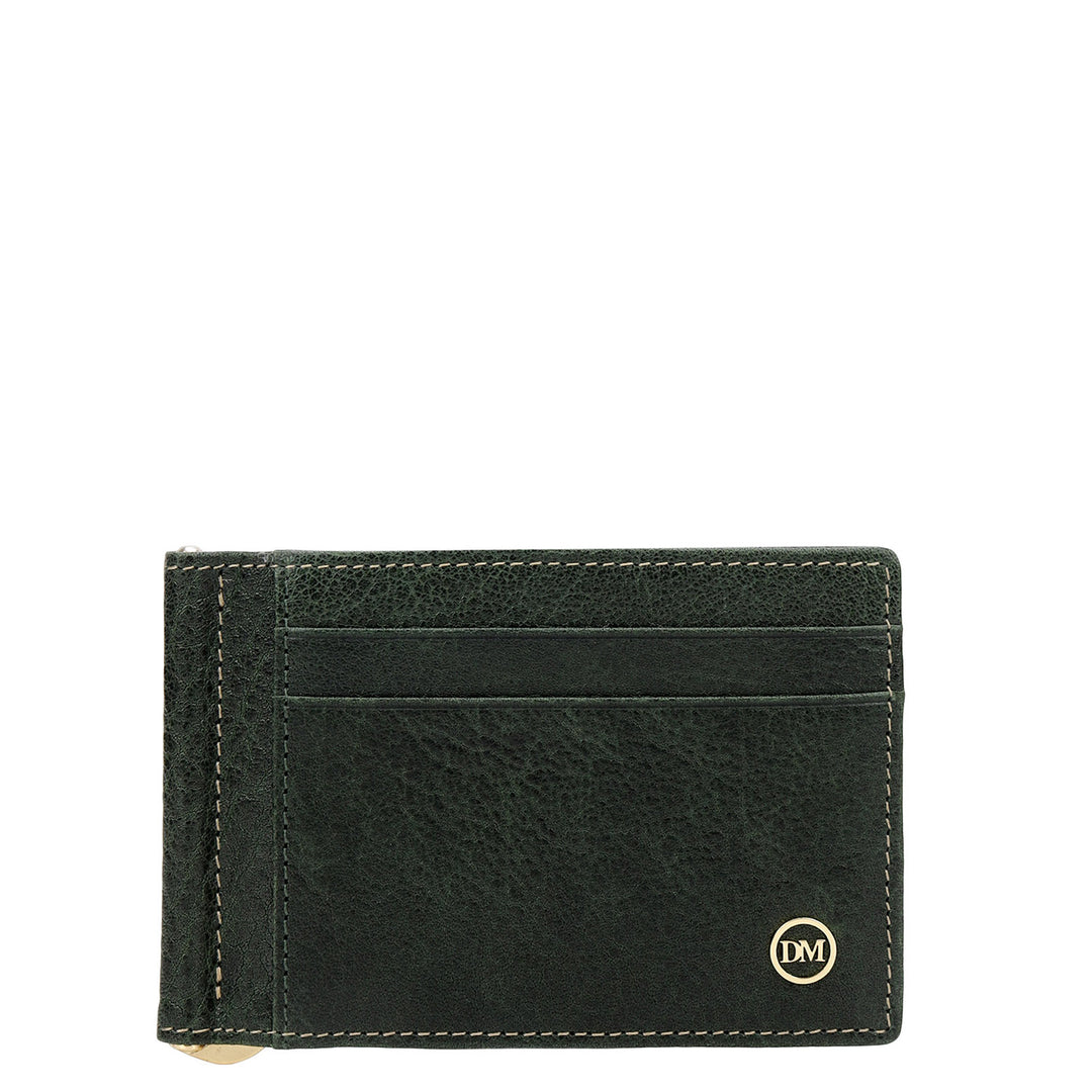 Classic Money Clip - Petrol Green