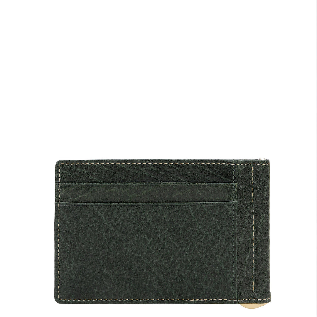 Classic Money Clip - Petrol Green