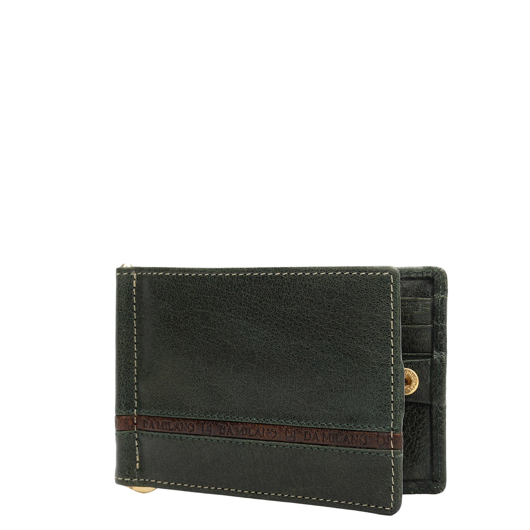 Classic Money Clip - Petrol Green