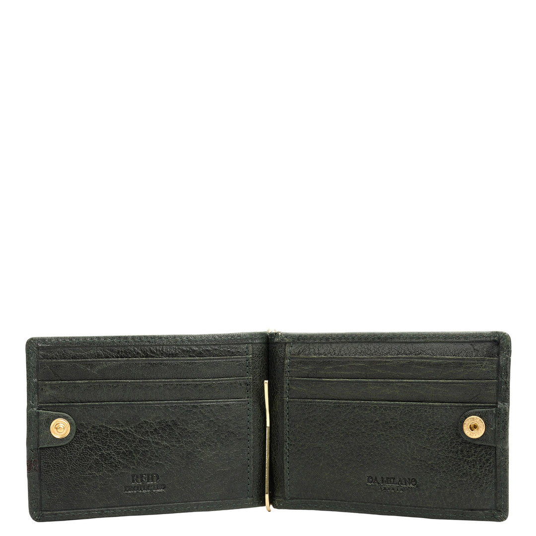 Classic Money Clip - Petrol Green