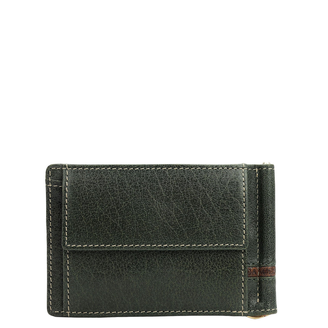 Classic Money Clip - Petrol Green