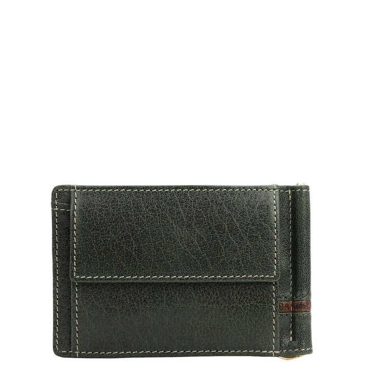 Classic Money Clip - Petrol Green