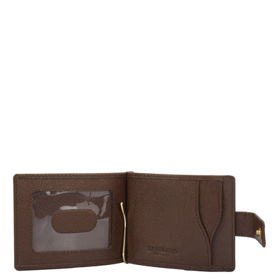 2 Slots Leather Money Clip - Date