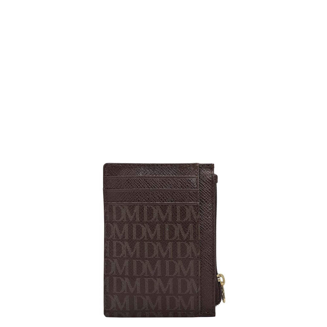 Chocolate Bifold Leather Money Clip