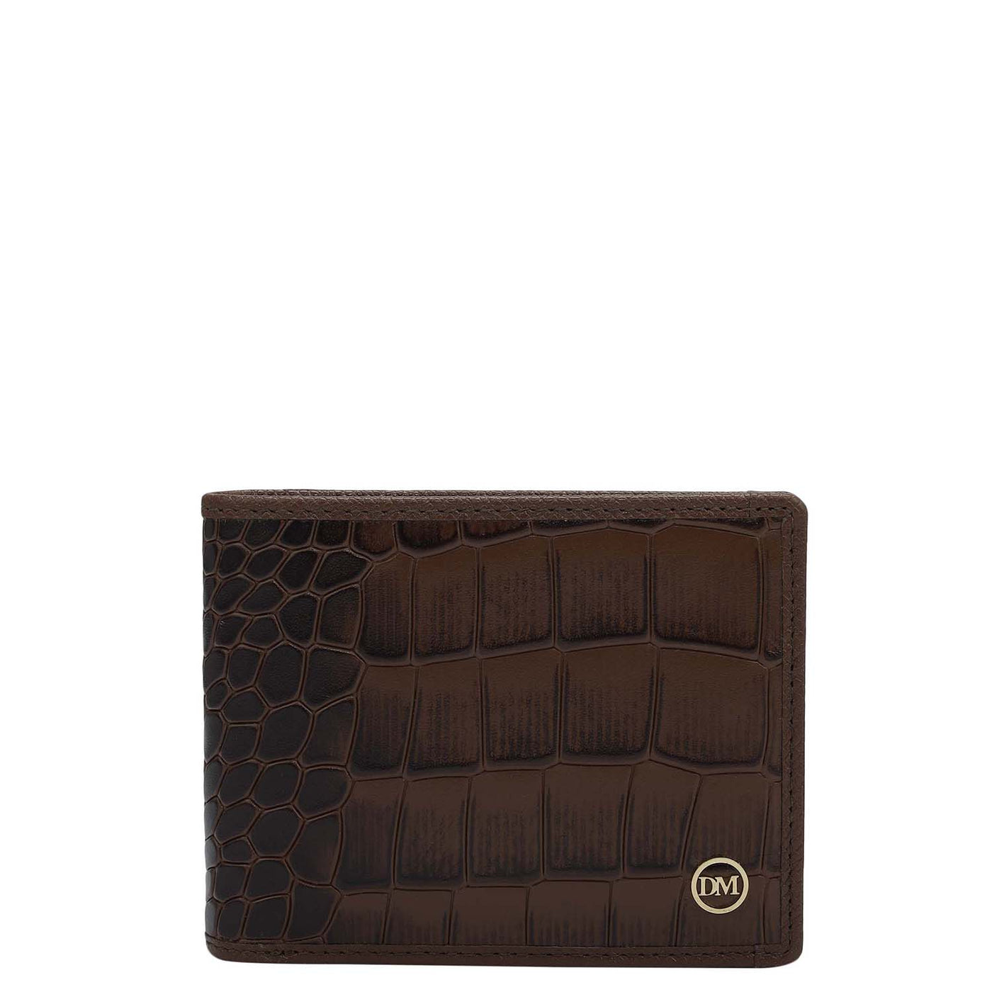 Croco Leather Money Clip - Date