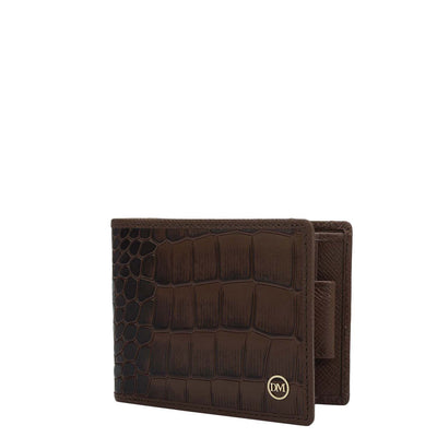Croco Leather Money Clip - Date