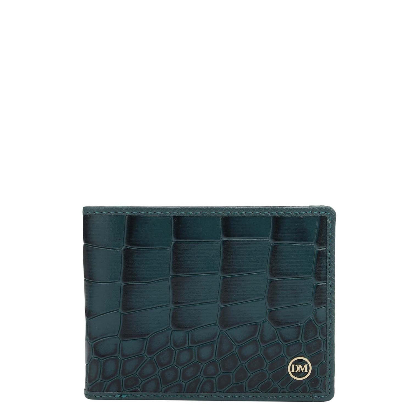 Croco Leather Money Clip - Octane