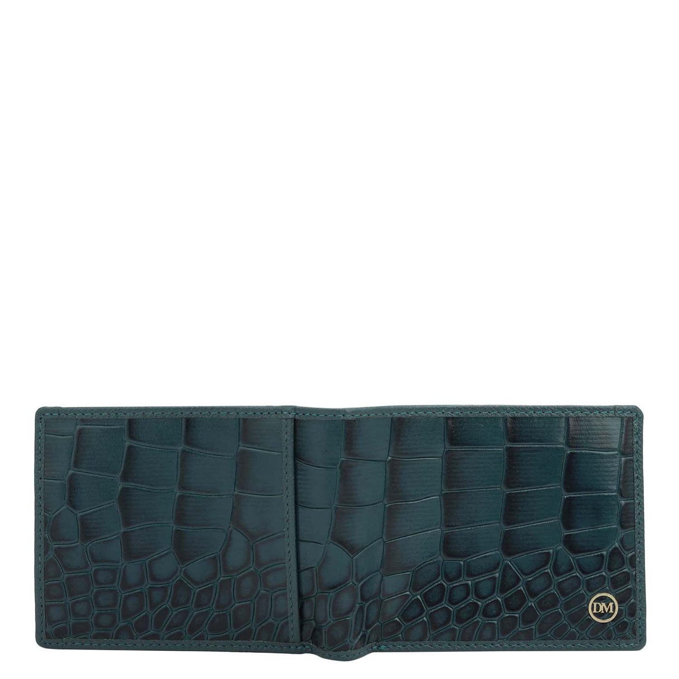 Croco Leather Money Clip - Octane
