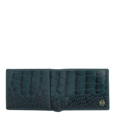 Croco Leather Money Clip - Octane