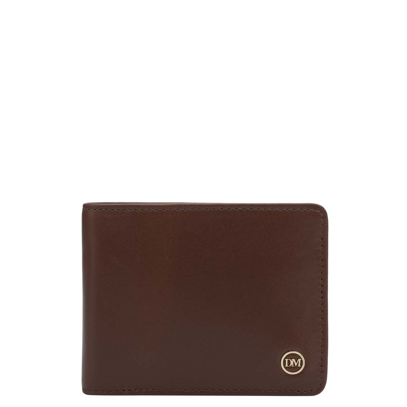 Calf Leather Money Clip - Brown