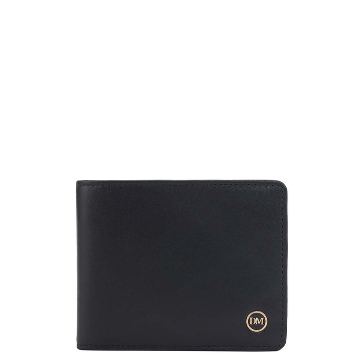 Calf Leather Money Clip - Navy