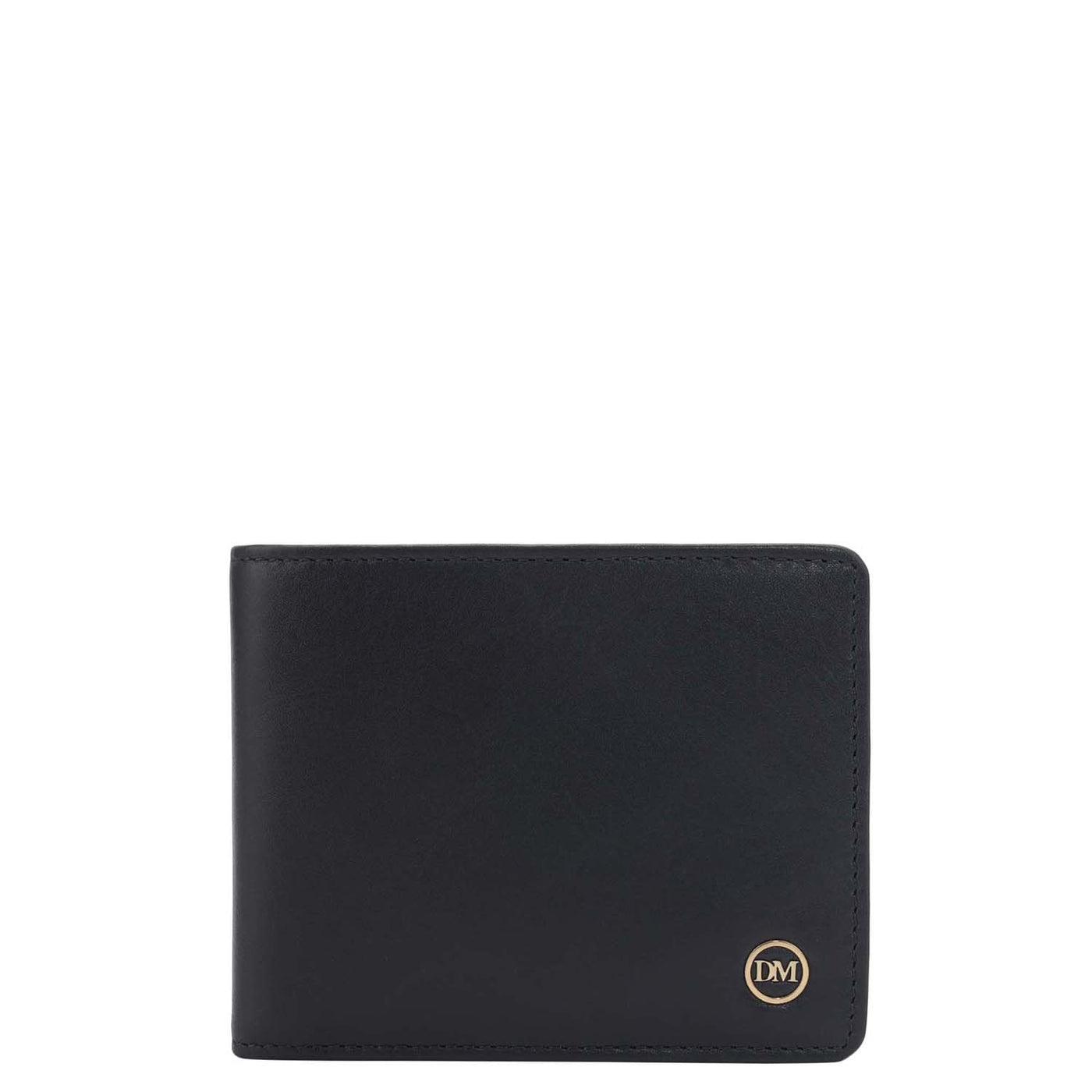 Calf Leather Money Clip - Navy