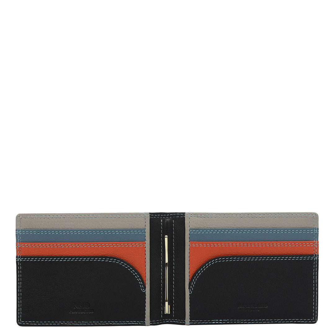 Prisme Money Clip (M)- Navy & Sky Blue