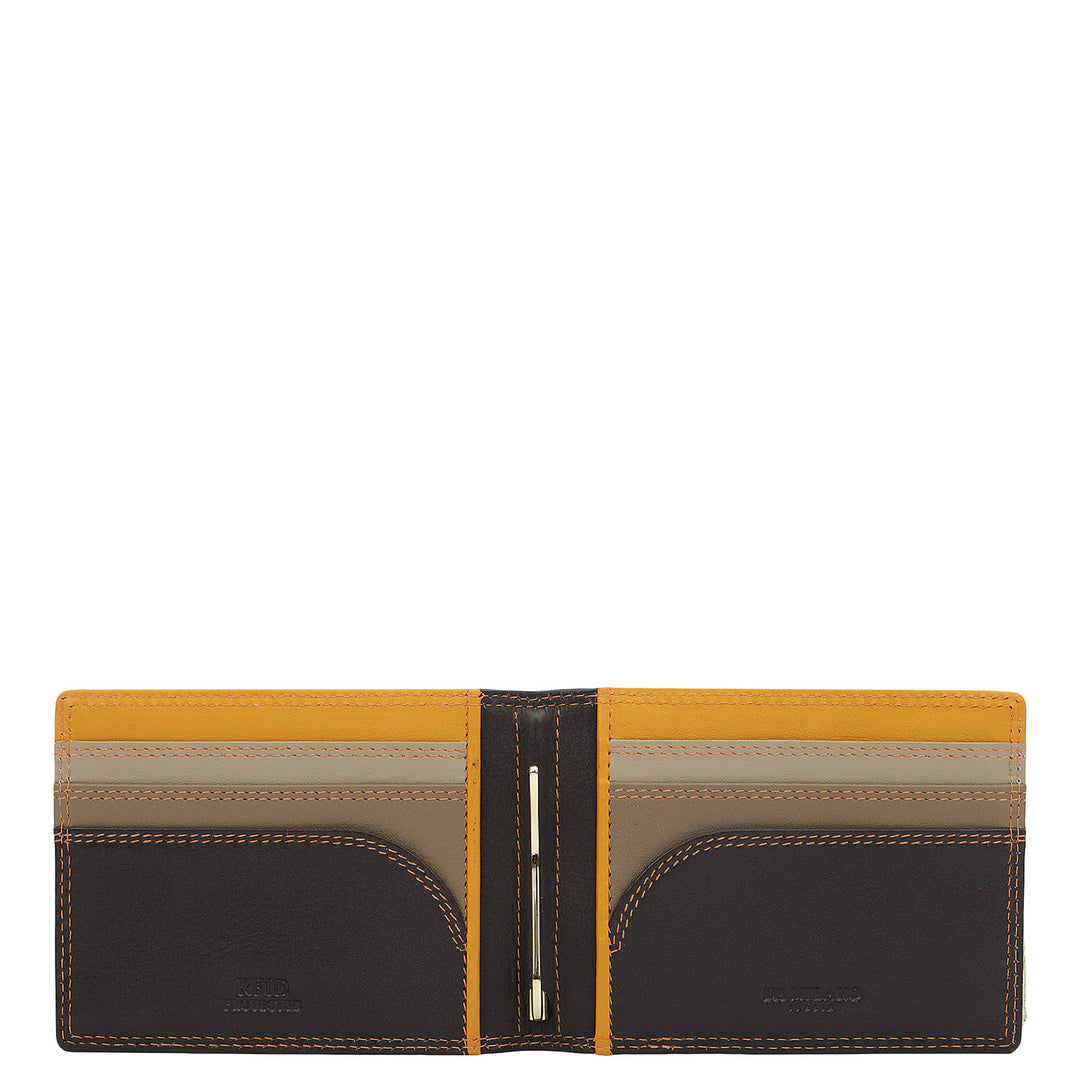 Prisme Money Clip (M)- Navy & Sky Blue