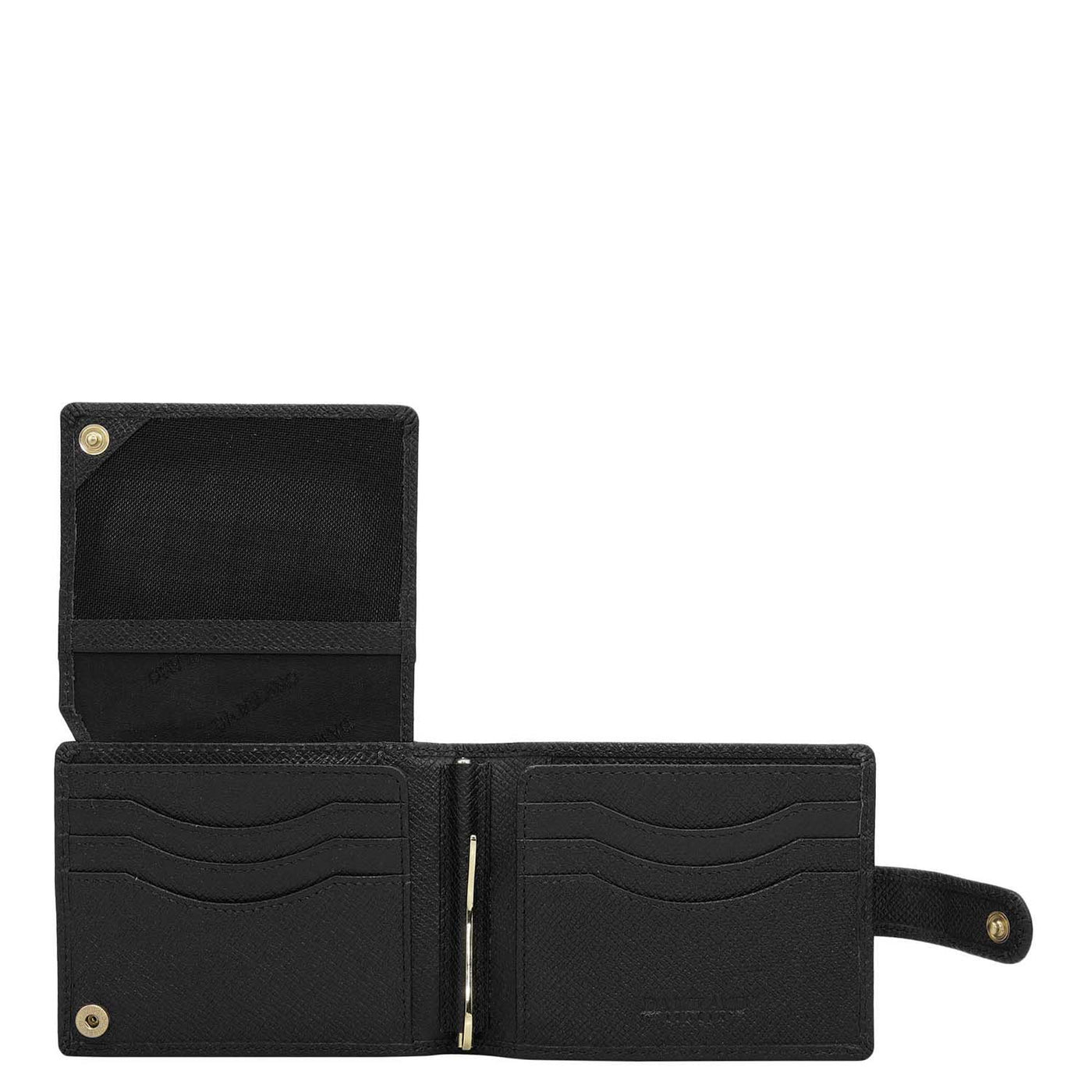 Franzy Leather Money Clip - Black