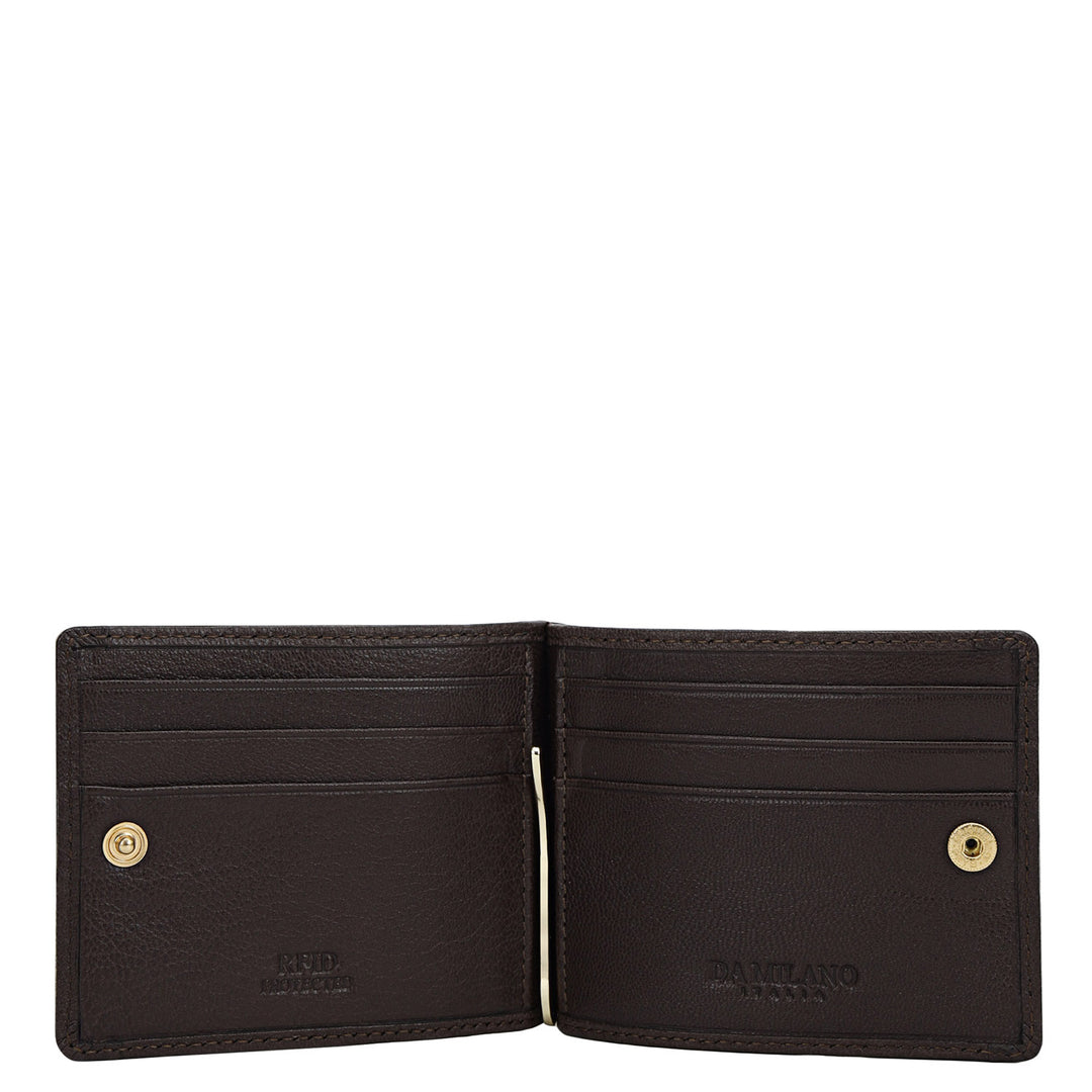 Imprint Money Clip - Brown