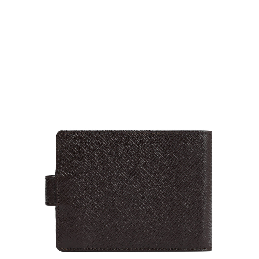 Franzy Leather Money Clip - Chocolate