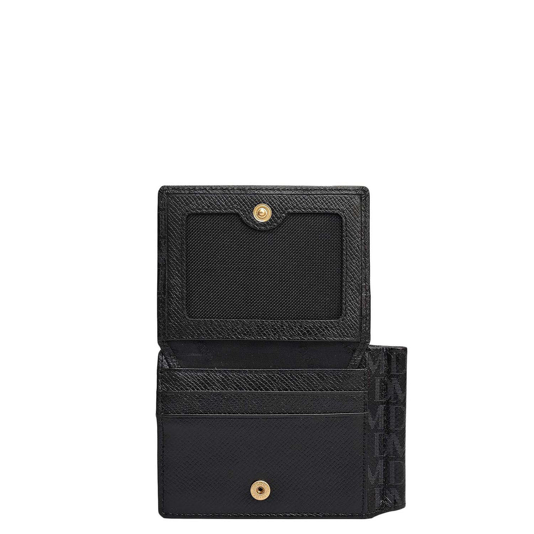 Monogram Leather Money Clip - Black