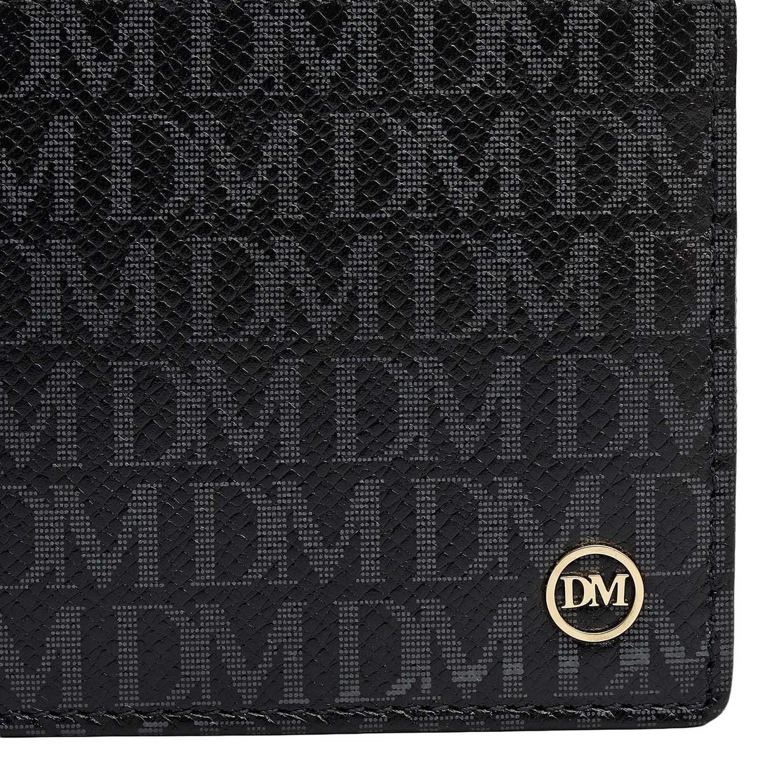 Monogram Leather Money Clip - Black